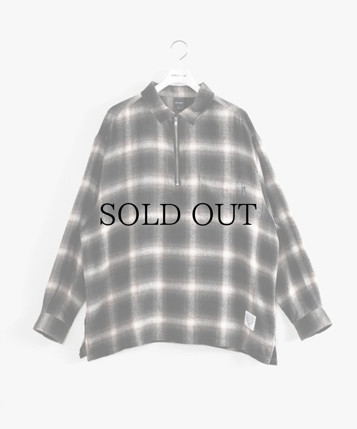 画像2: APPLEBUM(アップルバム) / L/S HALF ZIP NEL SHIRT (2)