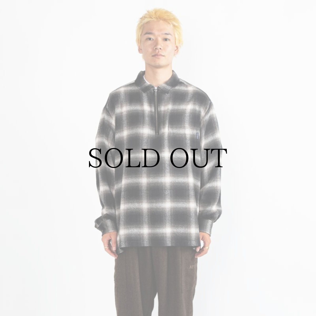 画像16: APPLEBUM(アップルバム) / L/S HALF ZIP NEL SHIRT (16)