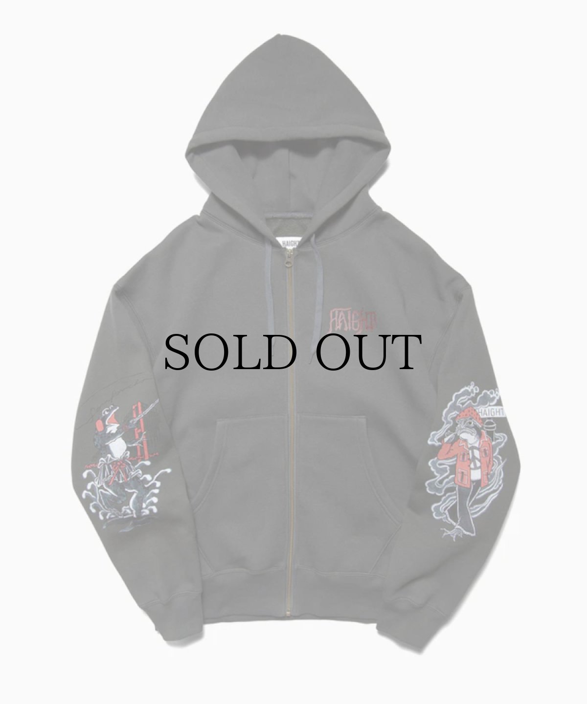 画像2: HAIGHT / [SCRIBE TATTOO] ZIP HOODIE (2)