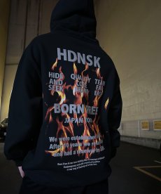画像1: HIDEANDSEEK(ハイドアンドシーク) / Flame Hooded Sweat Shirt (1)