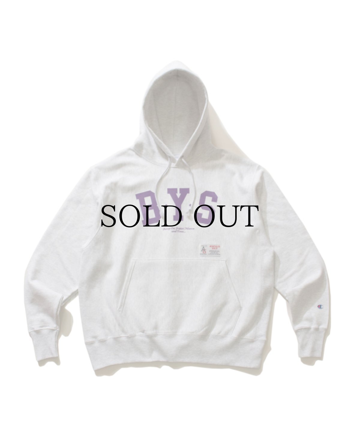 画像2: 【30%OFF】ACAPULCO GOLD /  BUST YOUR SHIT HOODED SWEATSHIRT (2)