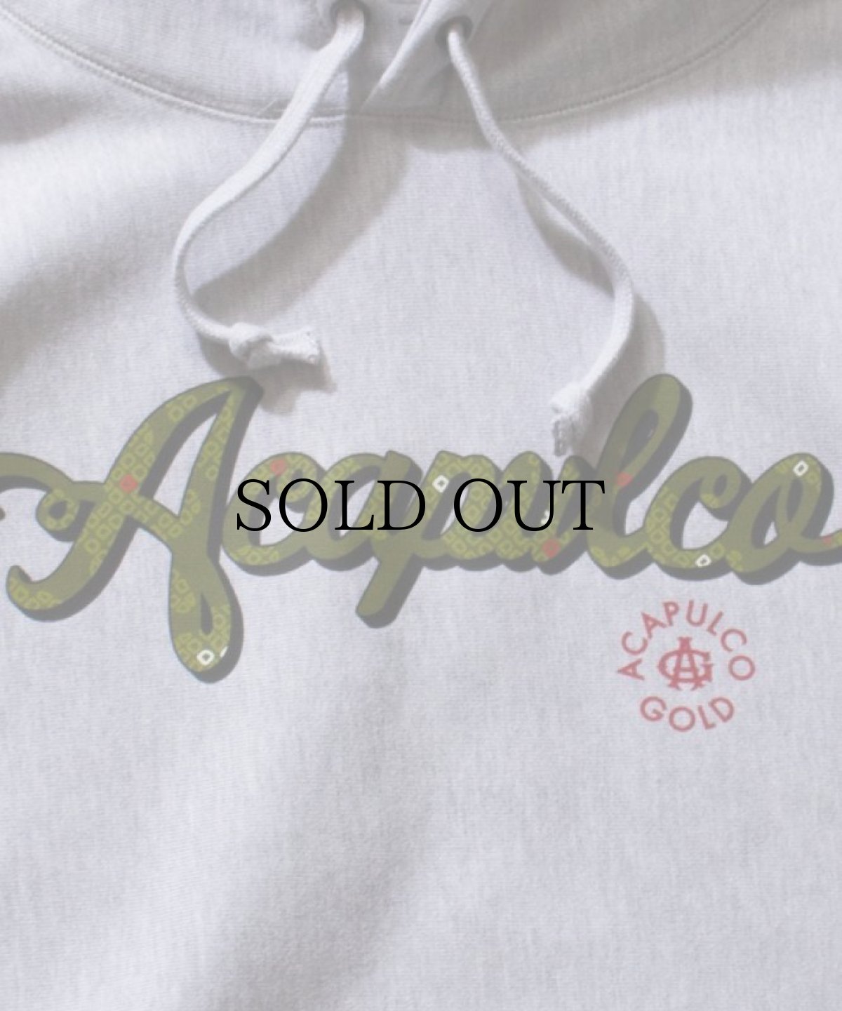 画像6: ACAPULCO GOLD /  CAMO SCRIPT HOODED SWEATSHIRT (6)