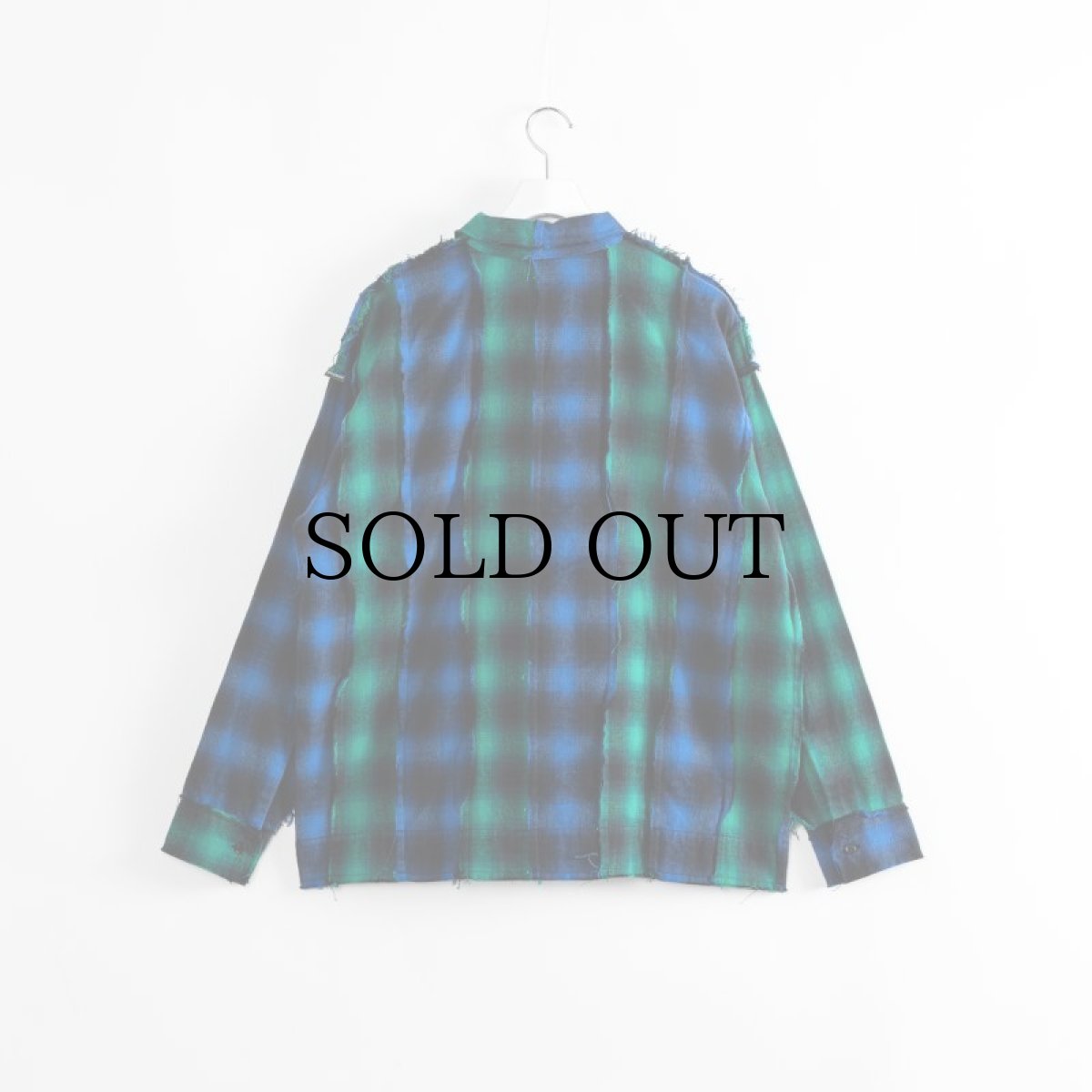 画像2: APPLEBUM(アップルバム) / MIXED SQUARE NEL SHIRT (2)