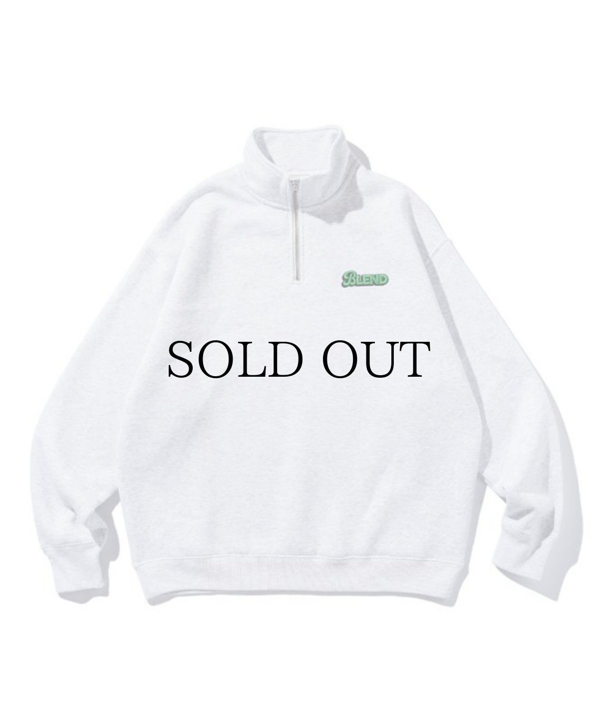 画像2: BLEND(ブレンド) / "BLEND" LOGO HALF ZIP (2)