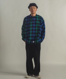 画像8: APPLEBUM(アップルバム) / MIXED SQUARE NEL SHIRT (8)