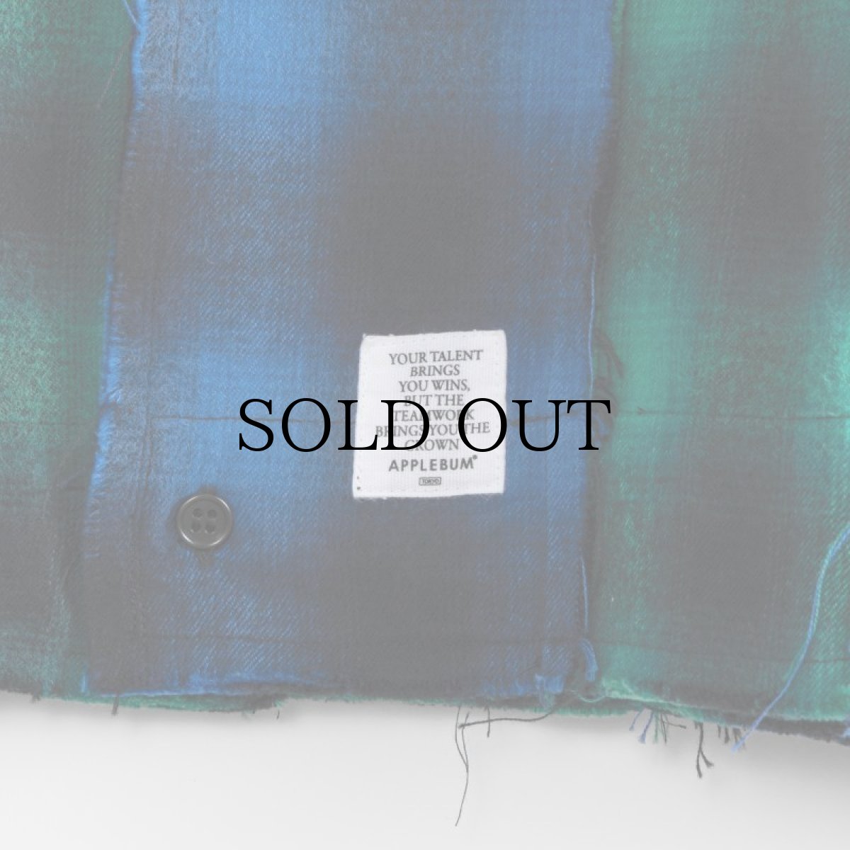 画像6: APPLEBUM(アップルバム) / MIXED SQUARE NEL SHIRT (6)