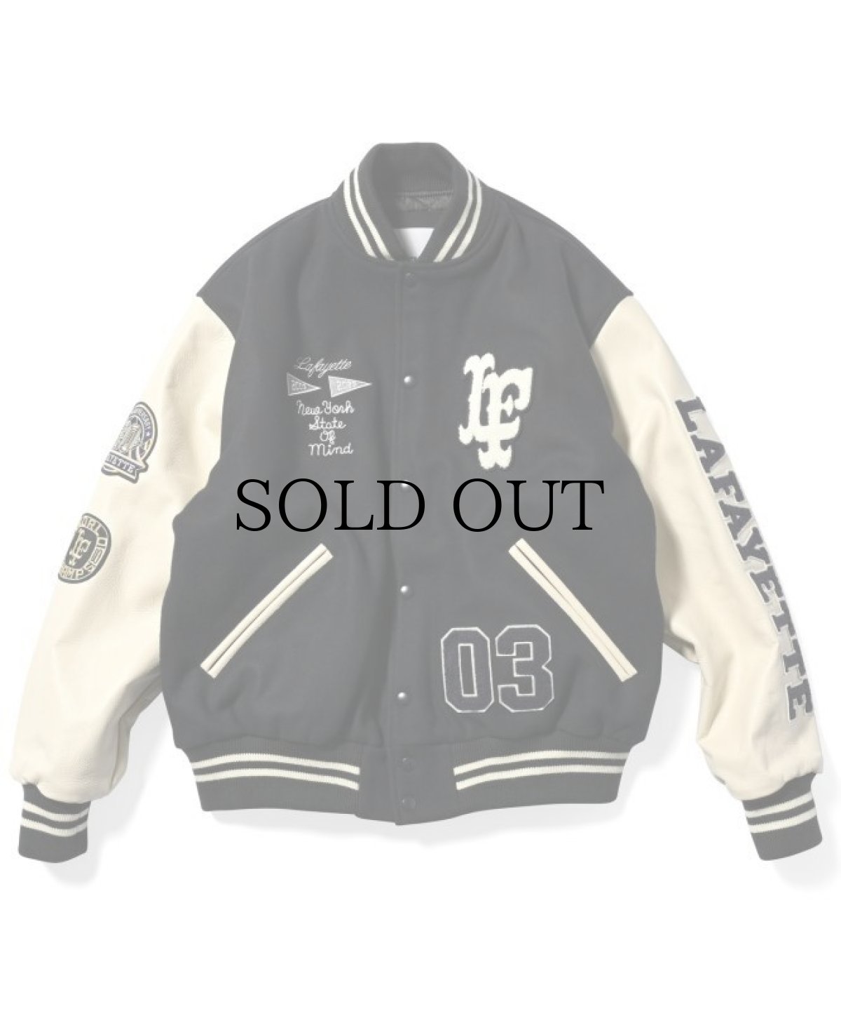 画像2: LFYT(ラファイエット) / WORLD CHAMPS 2023 LF LOGO STADIUM JACKET (2)