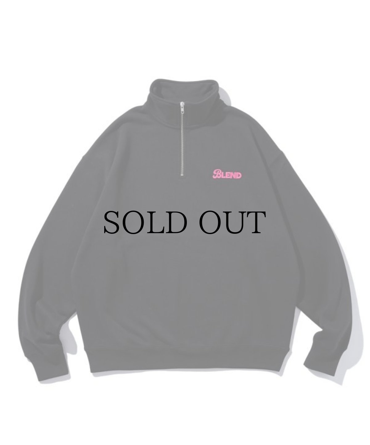 画像3: BLEND(ブレンド) / "BLEND" LOGO HALF ZIP (3)