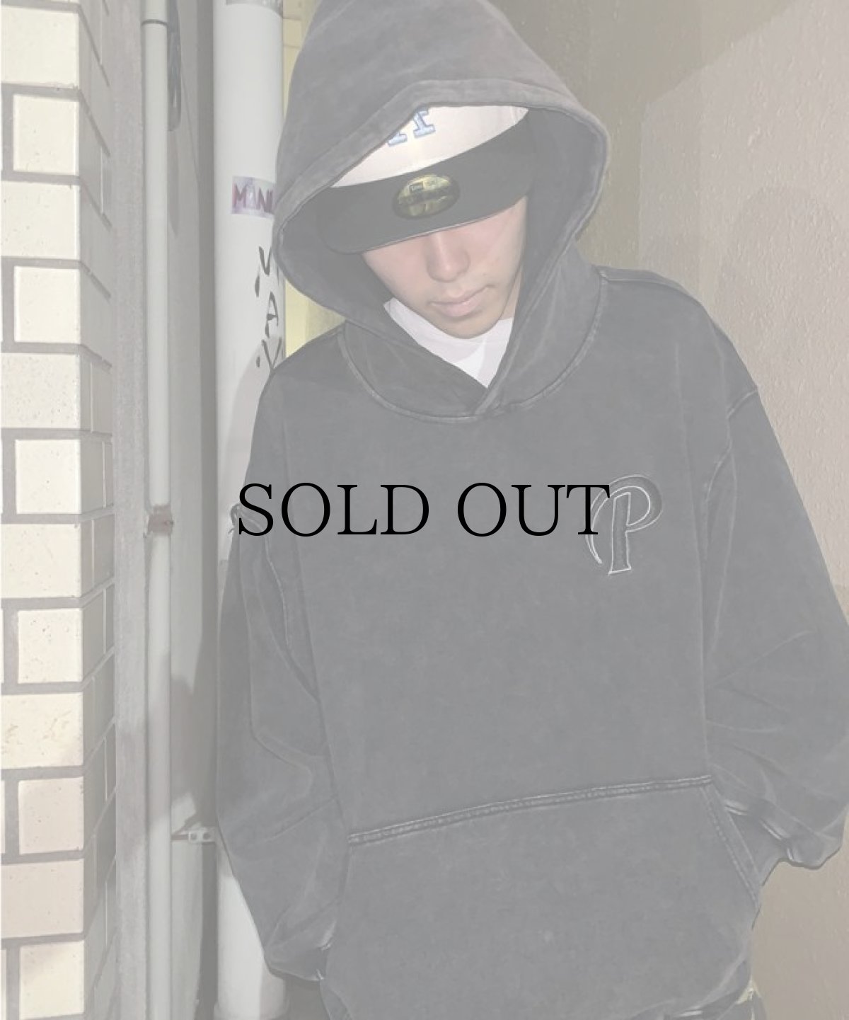画像6: PWNED(パウンド) / ORIGIMAL BLACK WASH HOODIE (6)