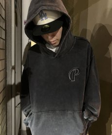 画像1: PWNED(パウンド) / ORIGIMAL BLACK WASH HOODIE (1)