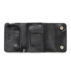 画像5: CALEE(キャリー) / STUDS LEATHER FLAP HALF WALLET (5)