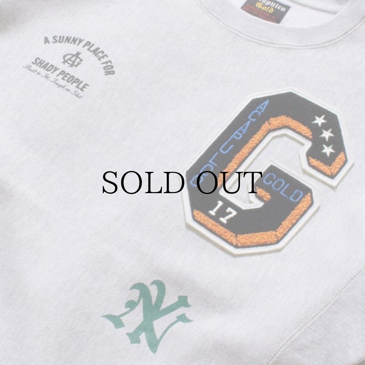 画像8: ACAPULCO GOLD / APPLIQUE CREWNECK SWEATSHIRT (8)