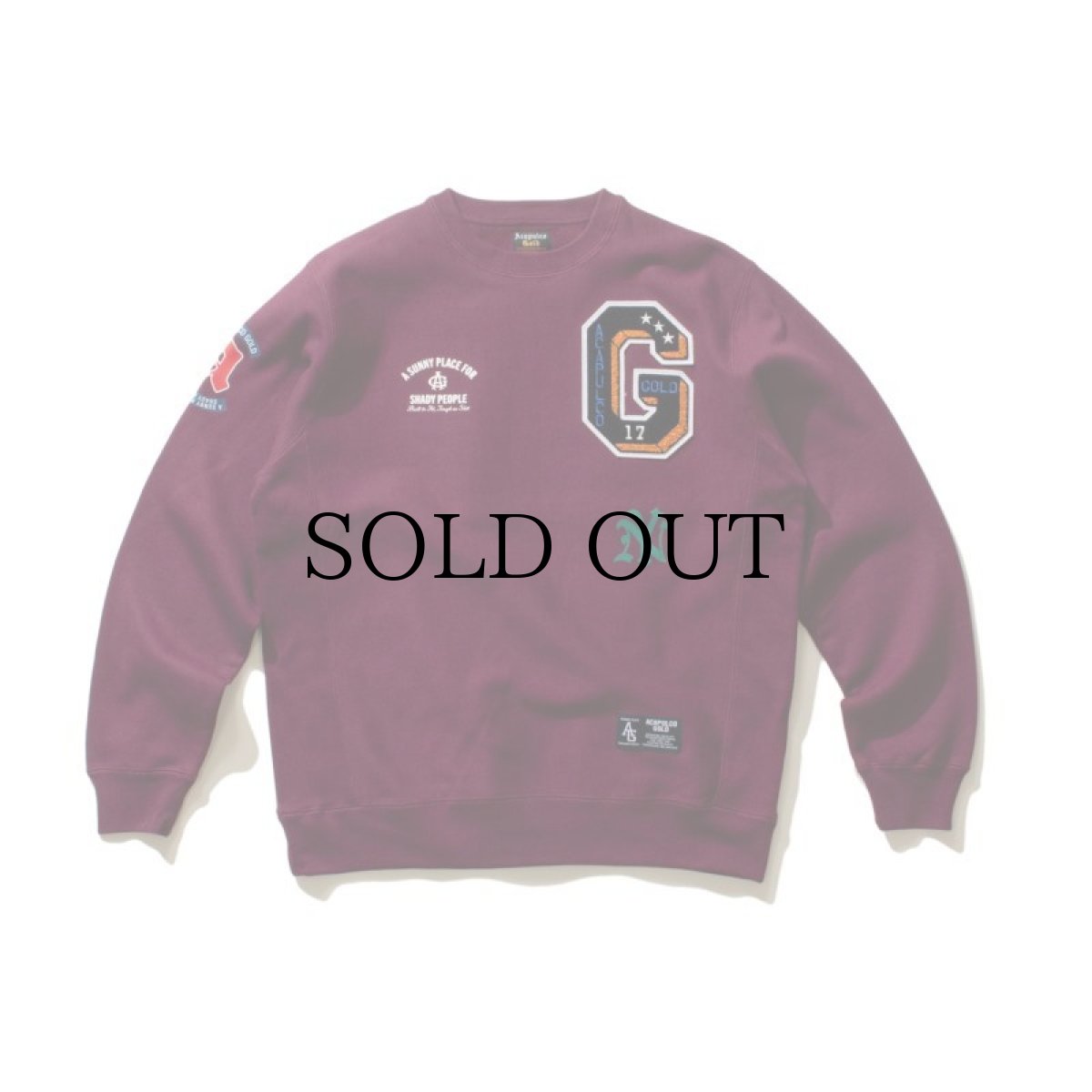 画像5: ACAPULCO GOLD / APPLIQUE CREWNECK SWEATSHIRT (5)