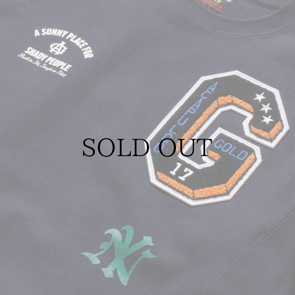 画像9: ACAPULCO GOLD / APPLIQUE CREWNECK SWEATSHIRT (9)