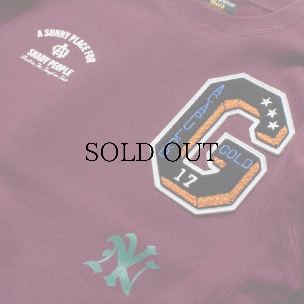 画像10: ACAPULCO GOLD / APPLIQUE CREWNECK SWEATSHIRT (10)