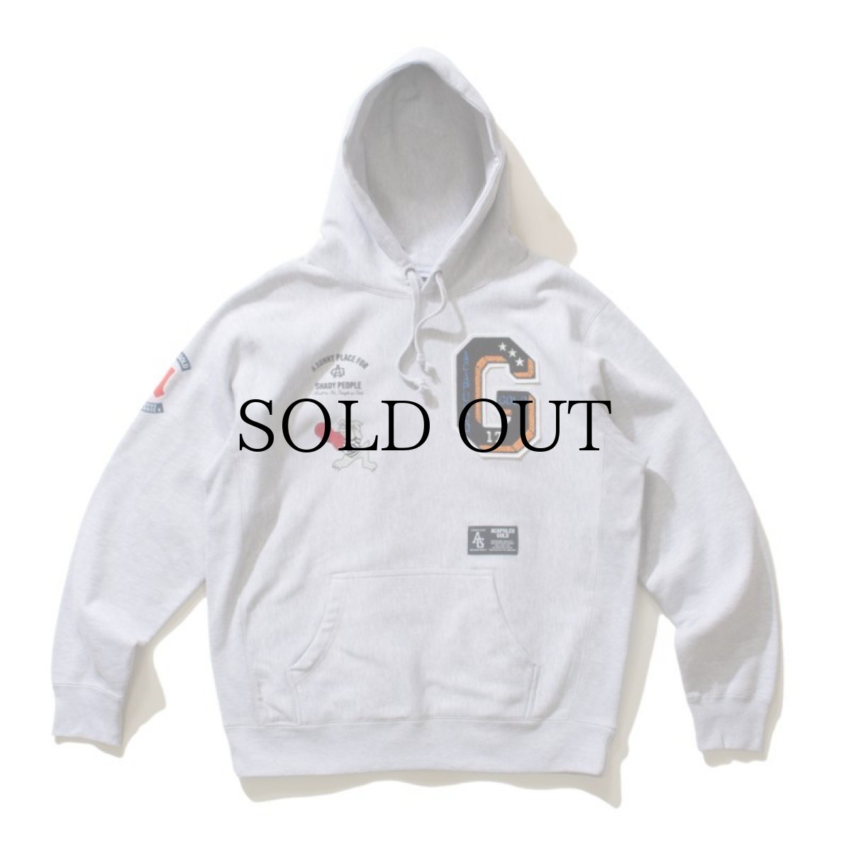 画像3: 【30%OFF】ACAPULCO GOLD / APPLIQUE HOODED SWEATSHIRT (3)