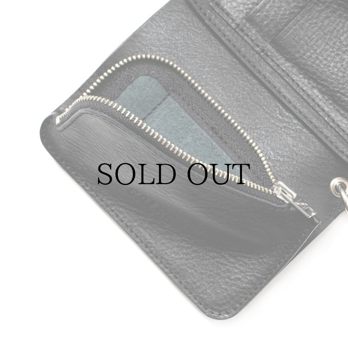 画像8: CALEE(キャリー) / STUDS LEATHER FLAP HALF WALLET (8)