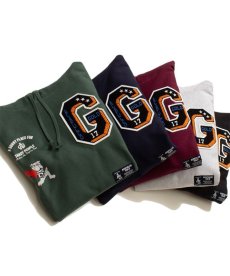 画像1: 【30%OFF】ACAPULCO GOLD / APPLIQUE HOODED SWEATSHIRT (1)