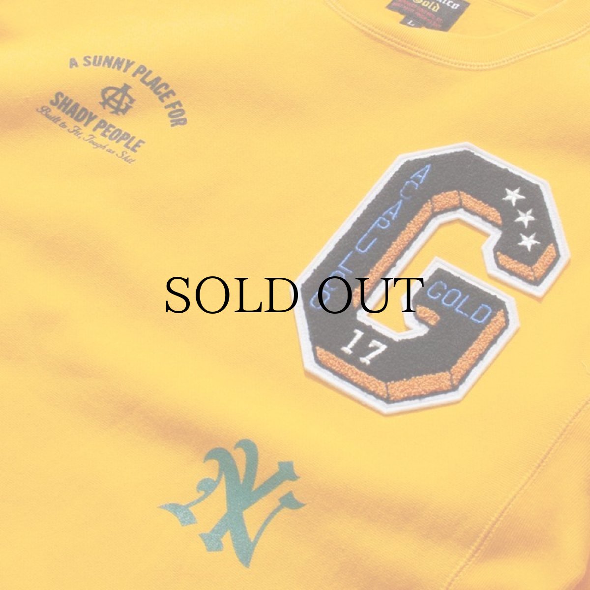 画像11: ACAPULCO GOLD / APPLIQUE CREWNECK SWEATSHIRT (11)