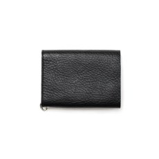 画像2: CALEE(キャリー) / STUDS LEATHER FLAP HALF WALLET (2)