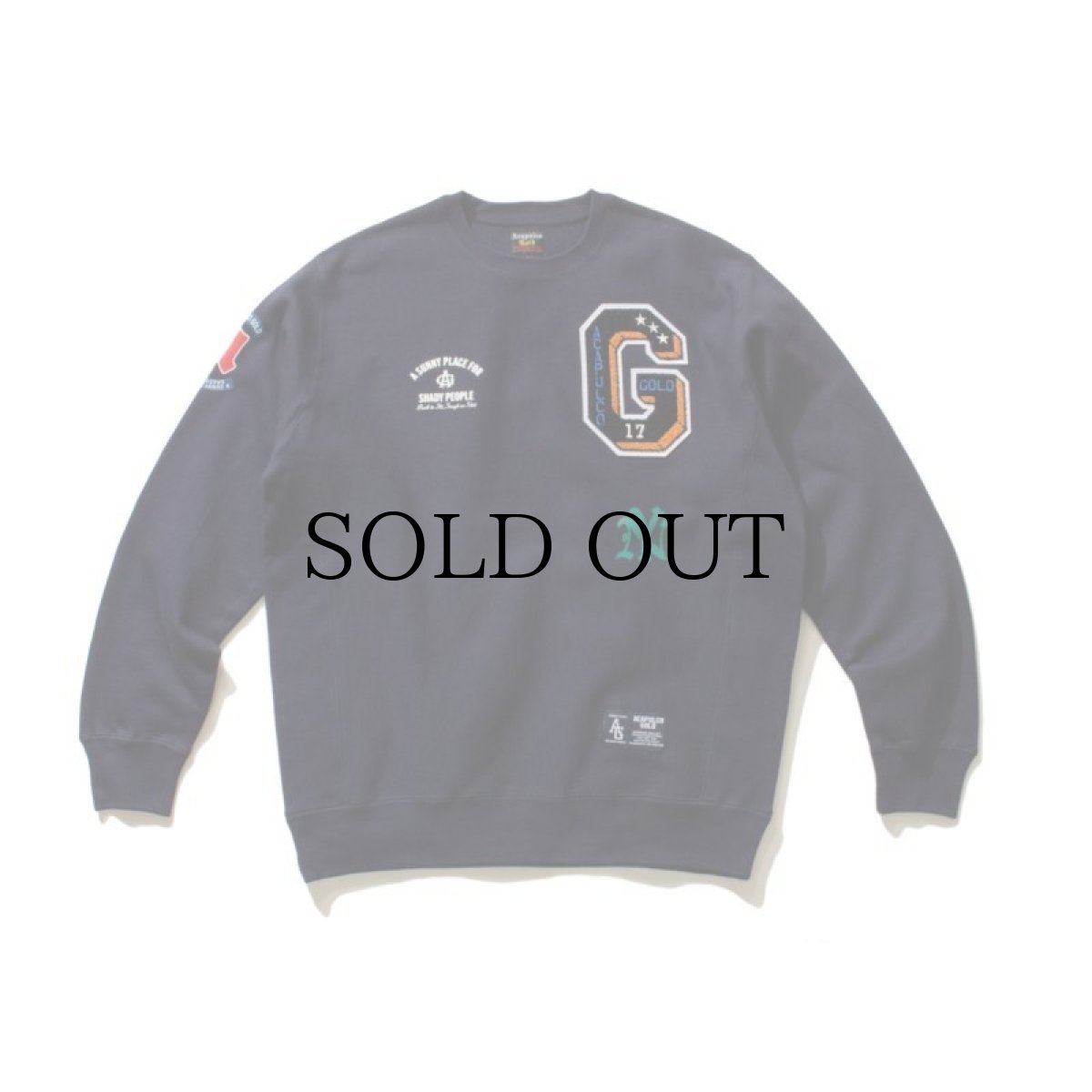 画像4: ACAPULCO GOLD / APPLIQUE CREWNECK SWEATSHIRT (4)