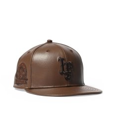 画像2: LFYT(ラファイエット) / LFYT × NEW ERA - LF LOGO 59FIFTY 20TH ANNIV. LEATHER (2)