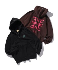 画像1: EL REIGN / "FRAGMENT" LOGO ZIP HOODIE (1)