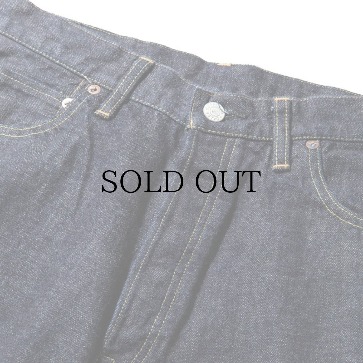 画像3: CALEE(キャリー) / VINTAGE REPRODUCT STRAIGHT DENIM PANTS  (3)