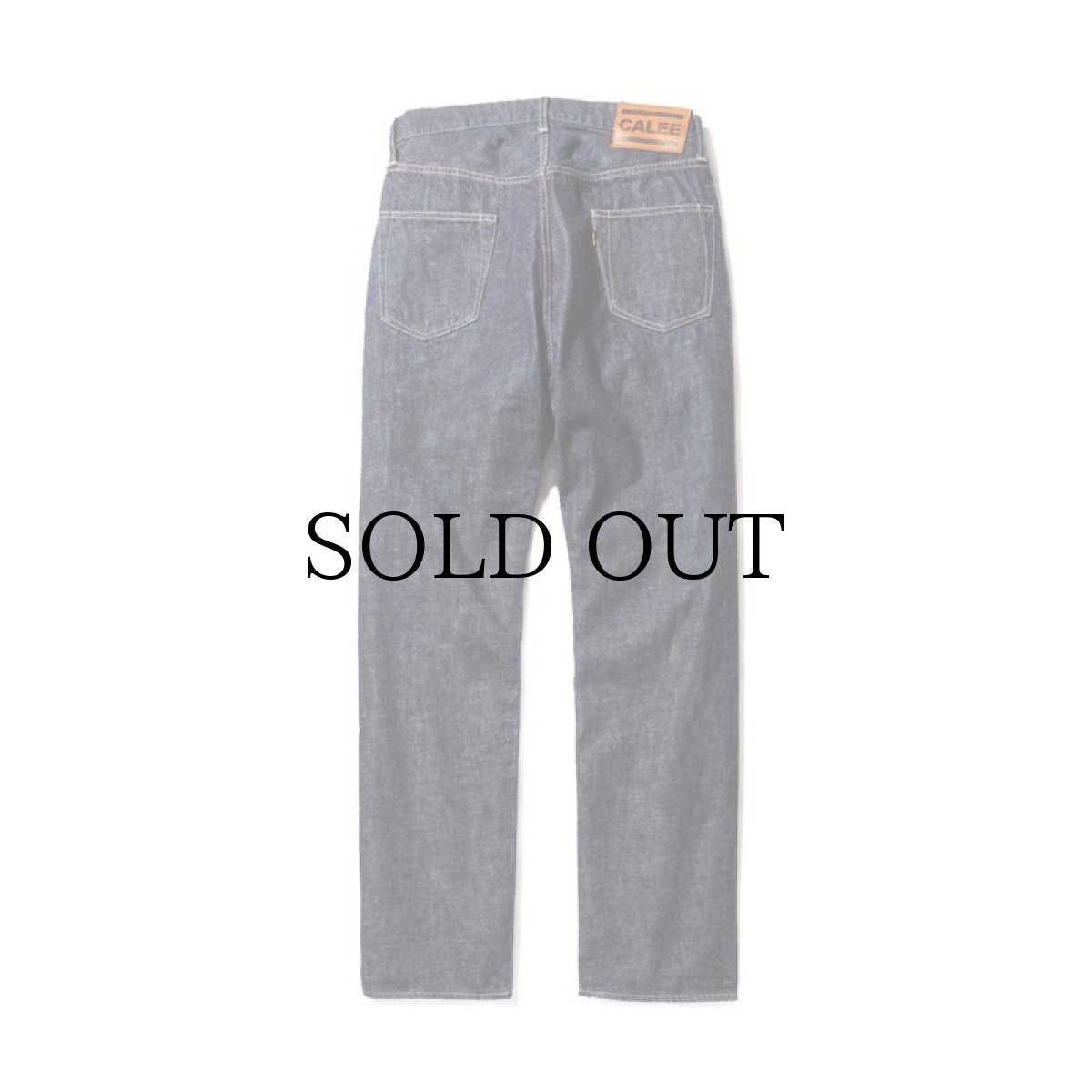 画像2: CALEE(キャリー) / VINTAGE REPRODUCT STRAIGHT DENIM PANTS  (2)