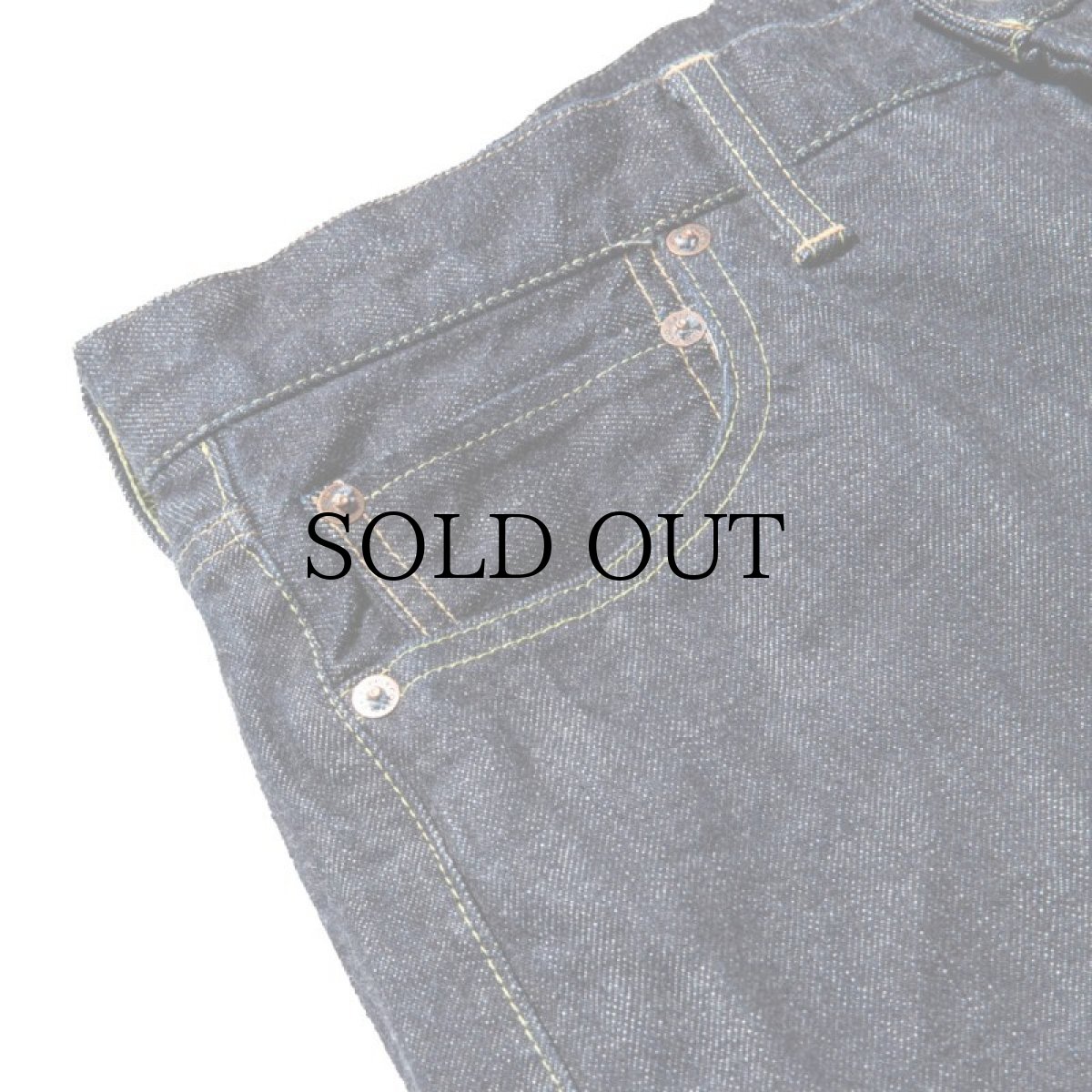 画像4: CALEE(キャリー) / VINTAGE REPRODUCT STRAIGHT DENIM PANTS  (4)