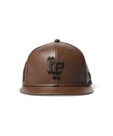 画像1: LFYT(ラファイエット) / LFYT × NEW ERA - LF LOGO 59FIFTY 20TH ANNIV. LEATHER (1)