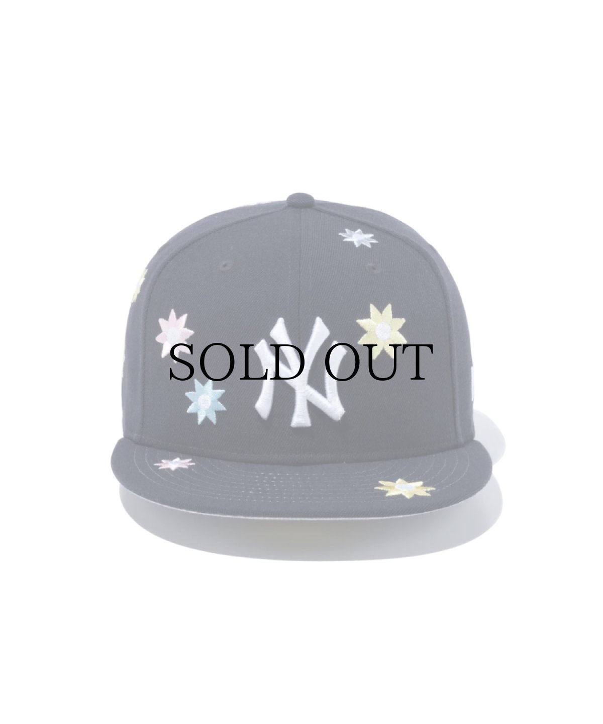 画像2: NEW ERA / 59FIFTY MLB Flower Embroidery ニューヨーク・ヤンキース (2)