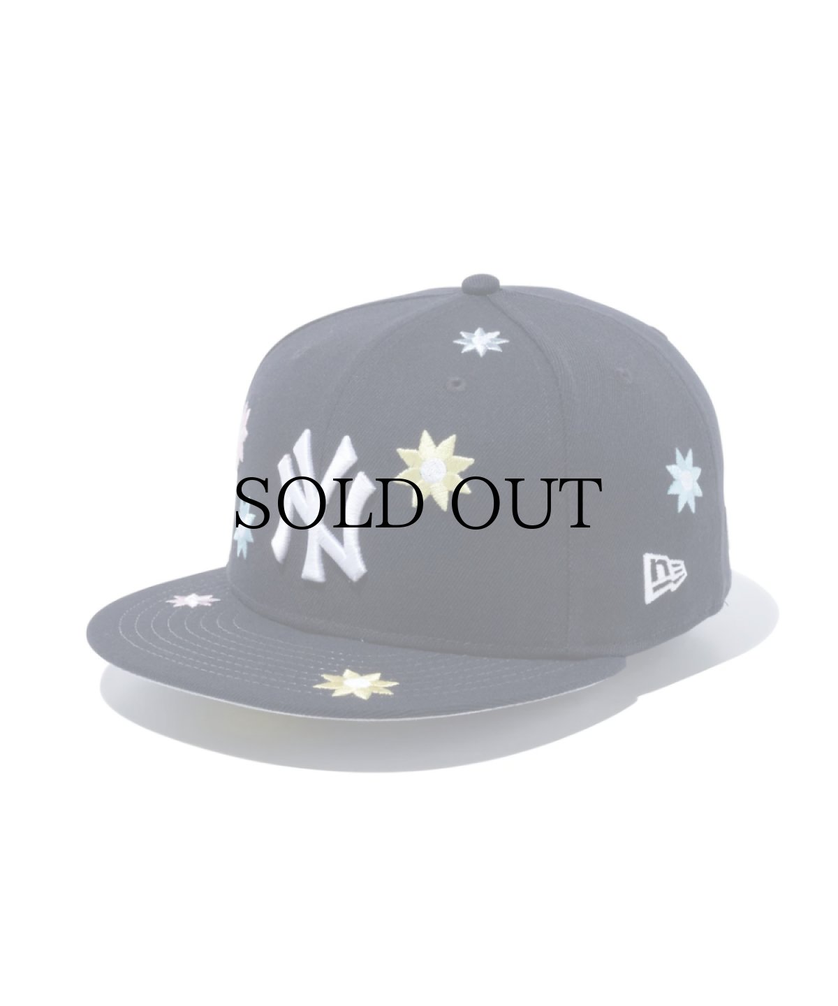 画像1: NEW ERA / 59FIFTY MLB Flower Embroidery ニューヨーク・ヤンキース (1)