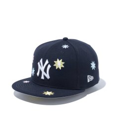 画像1: NEW ERA / 59FIFTY MLB Flower Embroidery ニューヨーク・ヤンキース (1)