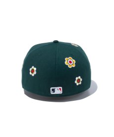画像3: NEW ERA / 59FIFTY MLB Flower Embroidery オークランド・アスレチックス (3)