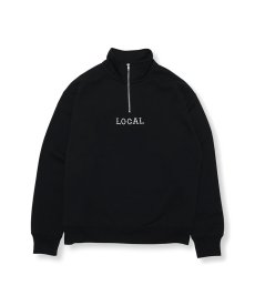 画像2: CUTRATE(カットレイト) / CLASSIC LOCAL LOGO EMBROIDERY HALF ZIP SW (2)