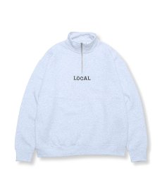 画像3: CUTRATE(カットレイト) / CLASSIC LOCAL LOGO EMBROIDERY HALF ZIP SW (3)