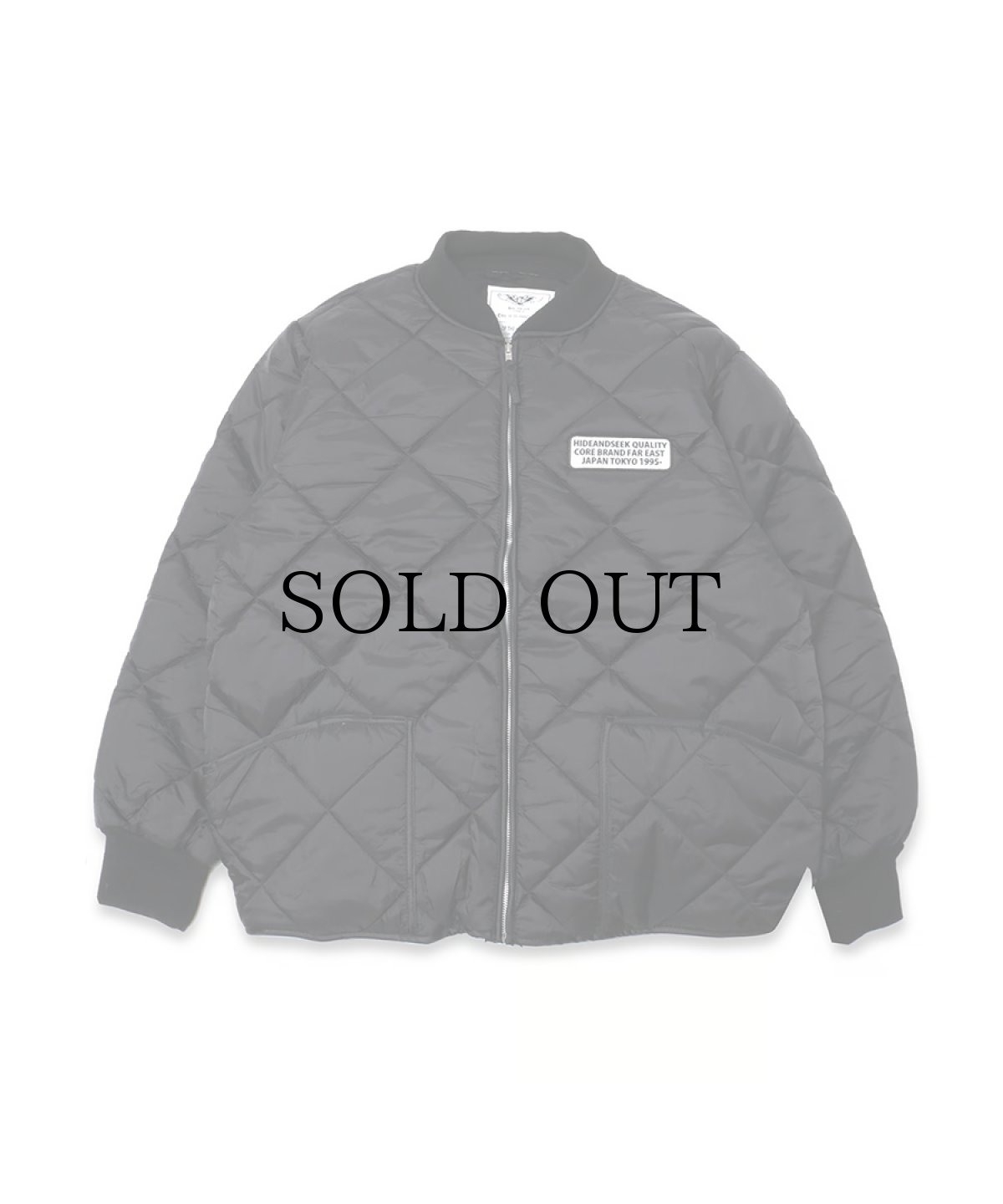 画像2: HIDEANDSEEK(ハイドアンドシーク) / Nylon Quilted Flight Jacket(23aw) (2)