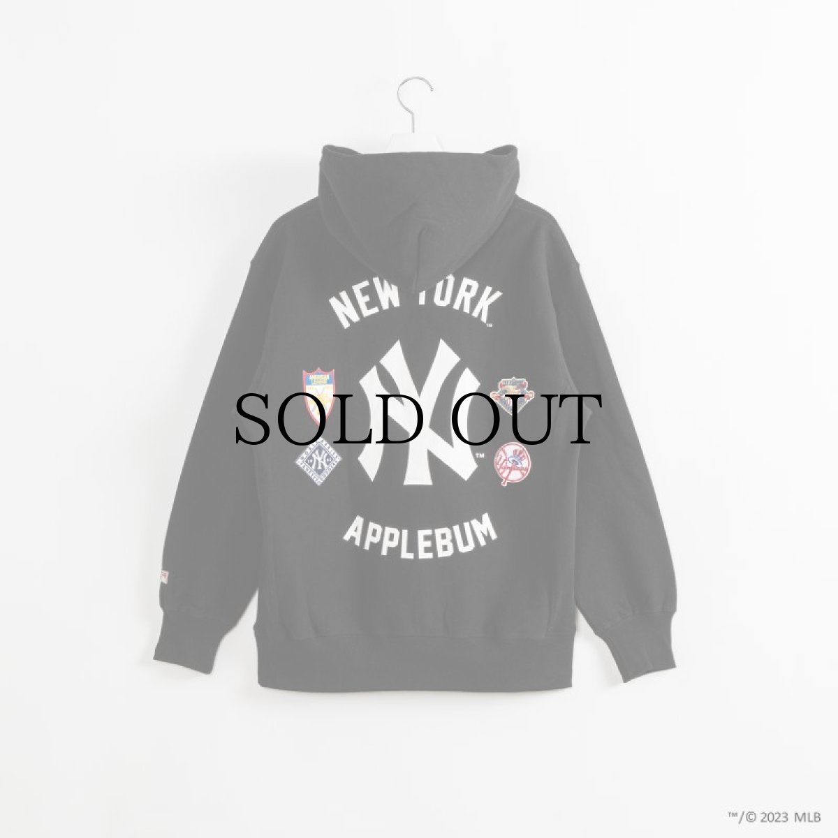 画像2: APPLEBUM(アップルバム) / COOPERSTOWN "NY YANKEES" SWEAT PARKA (2)