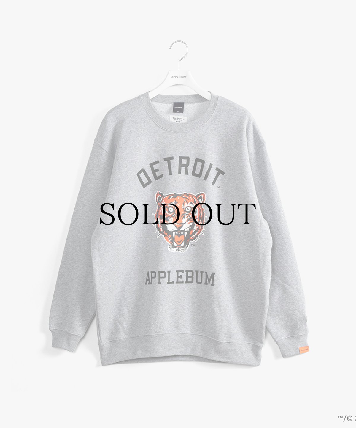 画像2: APPLEBUM(アップルバム) / "DETROIT TIGERS" CREW SWEAT  (2)
