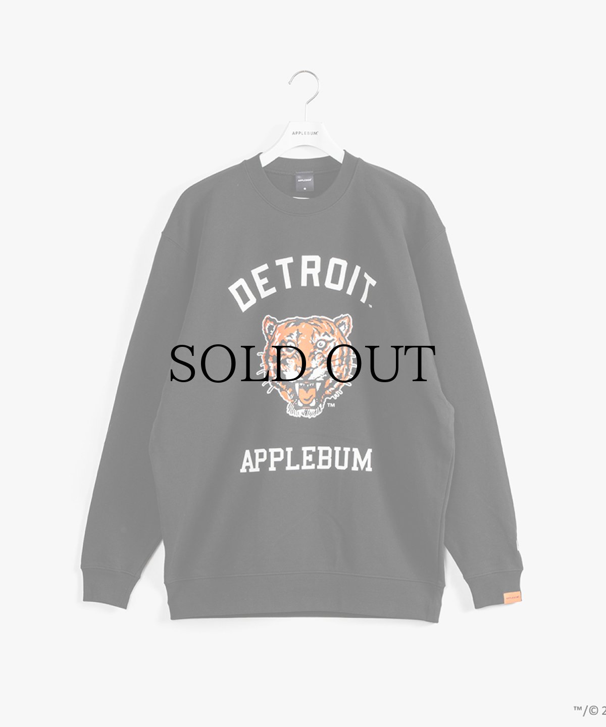 画像1: APPLEBUM(アップルバム) / "DETROIT TIGERS" CREW SWEAT  (1)