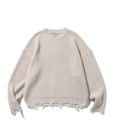 画像3: EL REIGN / "FEAR" VINTAGE DAMAGE KNIT (3)