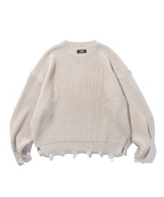 画像5: EL REIGN / "FEAR" VINTAGE DAMAGE KNIT (5)