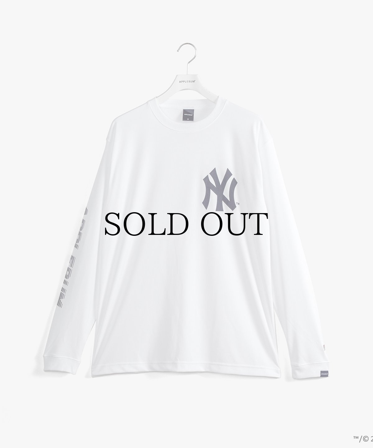 画像2: APPLEBUM(アップルバム) / "NEW YORK YANKEES" ELITE PERFORMANCE L/S T-SHIRT (2)