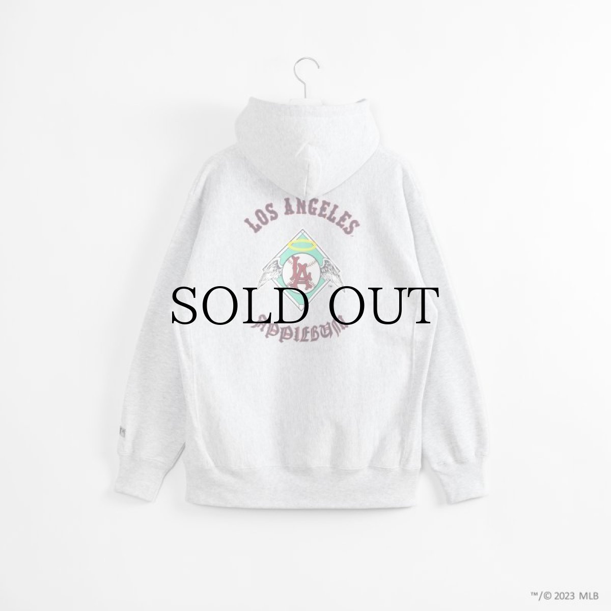 画像2: APPLEBUM(アップルバム) / COOPERSTOWN "LA ANGELS" SWEAT PARKA (2)