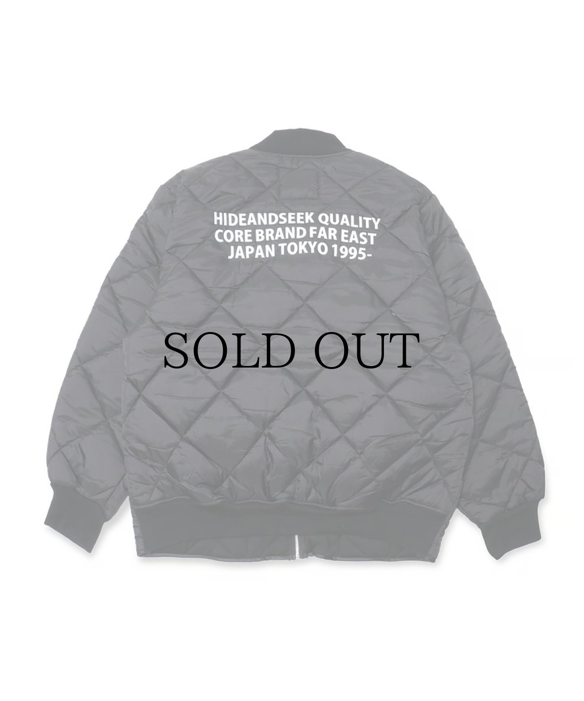 画像3: HIDEANDSEEK(ハイドアンドシーク) / Nylon Quilted Flight Jacket(23aw) (3)