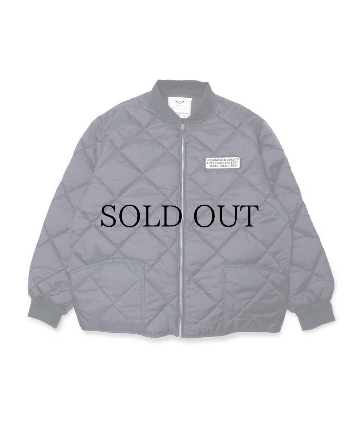画像4: HIDEANDSEEK(ハイドアンドシーク) / Nylon Quilted Flight Jacket(23aw) (4)