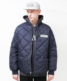 画像1: HIDEANDSEEK(ハイドアンドシーク) / Nylon Quilted Flight Jacket(23aw) (1)