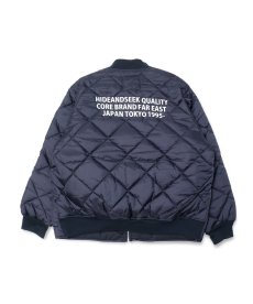 画像5: HIDEANDSEEK(ハイドアンドシーク) / Nylon Quilted Flight Jacket(23aw) (5)