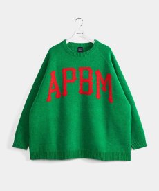 画像2: APPLEBUM(アップルバム) / "APBM" CREW SWEATER  (2)